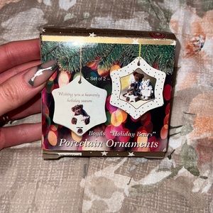 Boyds Bears Porcelain Ornaments